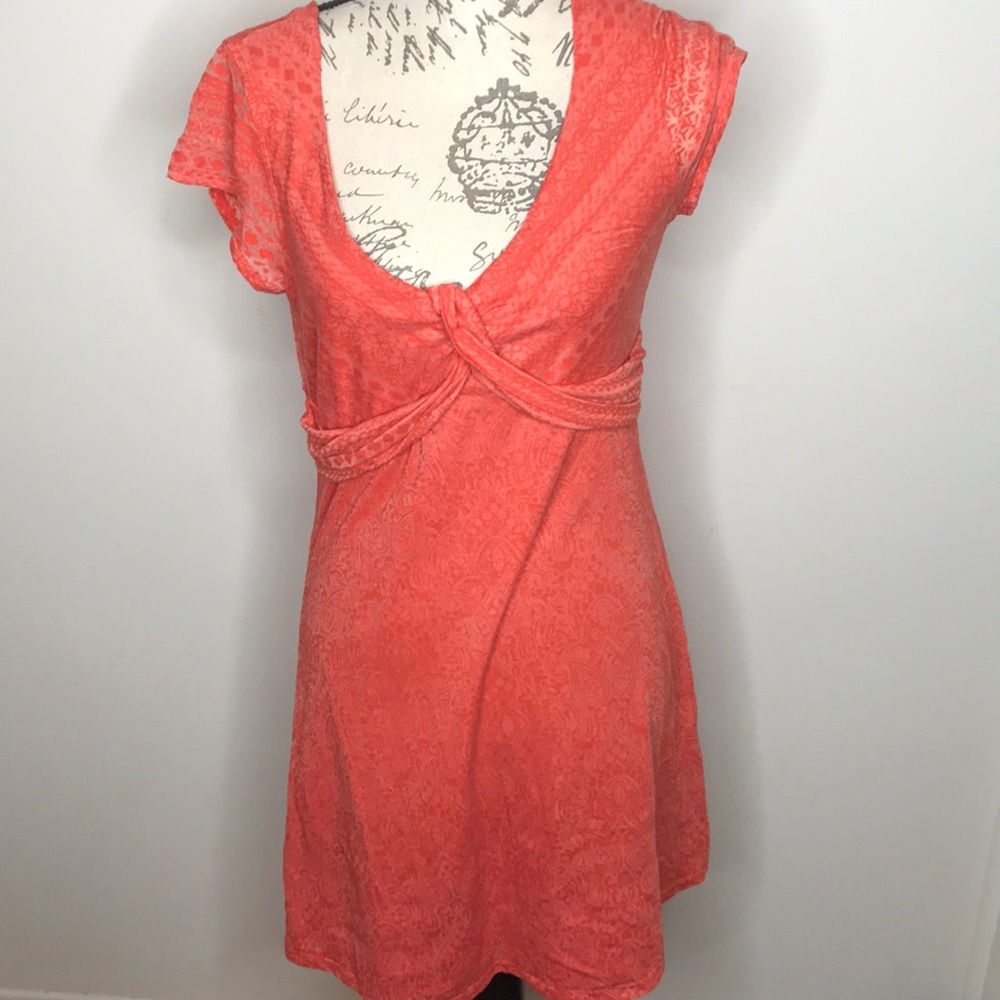 Athleta Dress - Orange size medium short Sleeve
